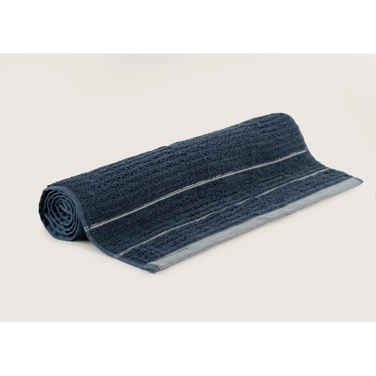 Manamo Bettine Jacquard Face Towel Cotton Indigo 50x85 cm