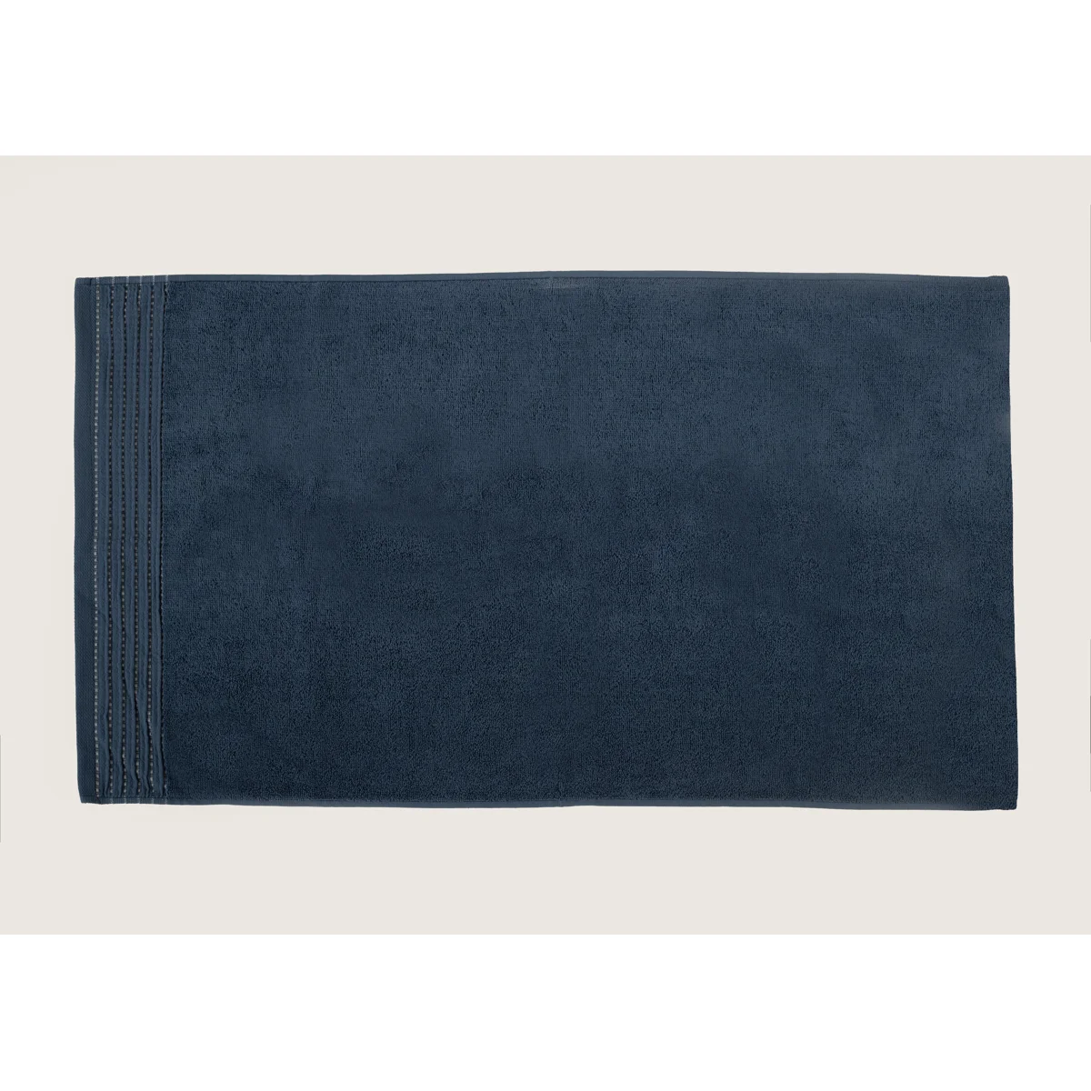 Manamo Clave Jacquard Bath Towel Cotton Indigo 70x140 cm