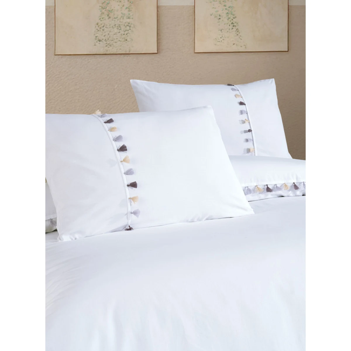 Manamo Efes Duvet Cover With Pillow Case Cotton White  160x220 + 50x70