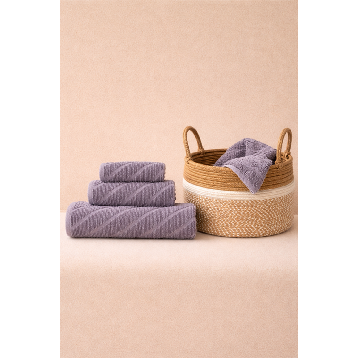 Manamo Dolce Face Towel Cotton Plum  50x85 cm