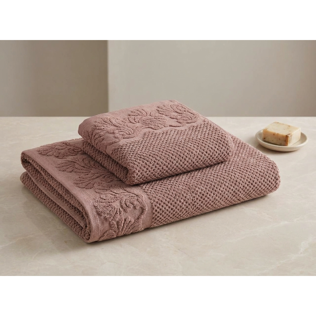 Manamo Versa Face Towel Cotton Blush  50x85 cm