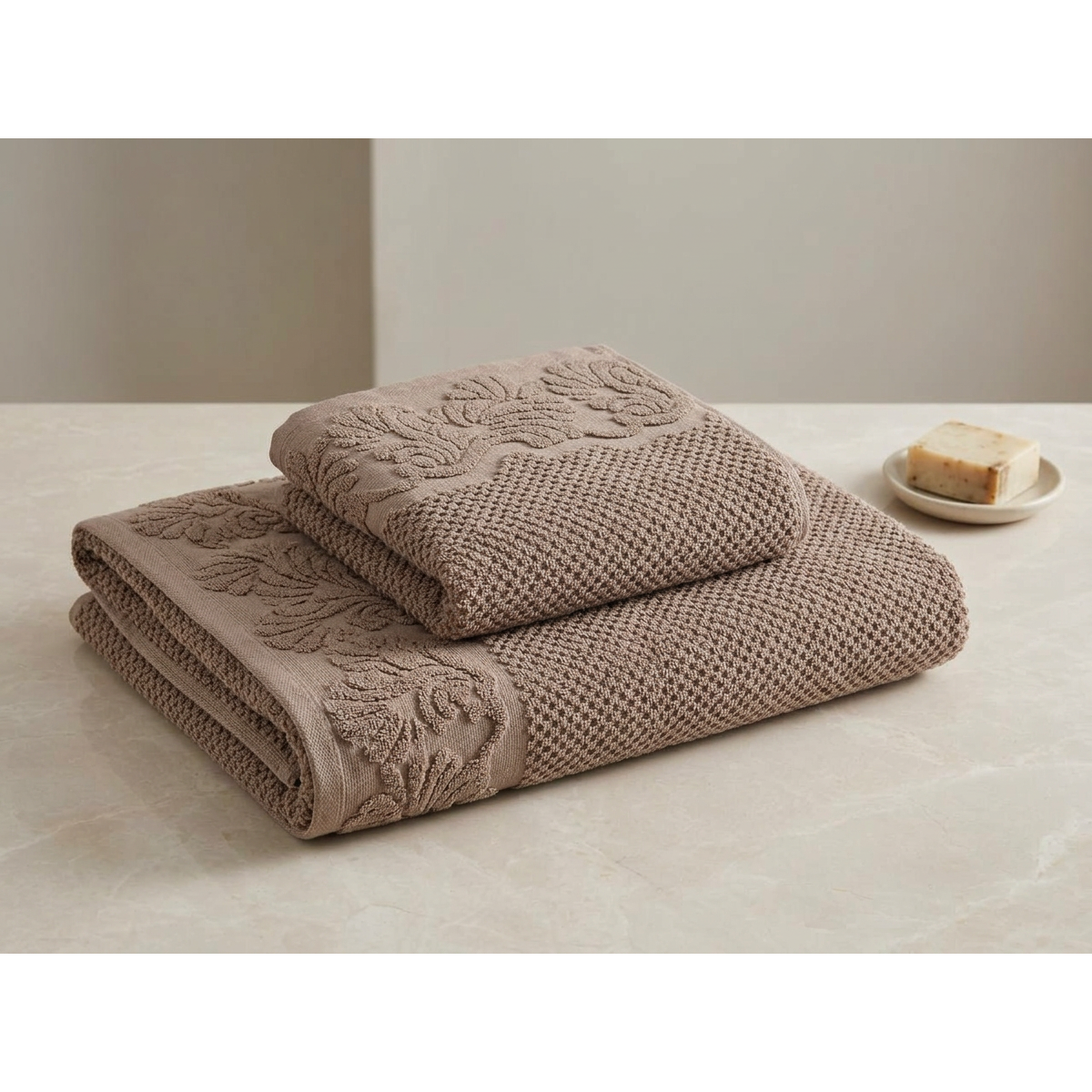 Manamo Versa Face Towel Cotton Mocha 50x85 cm
