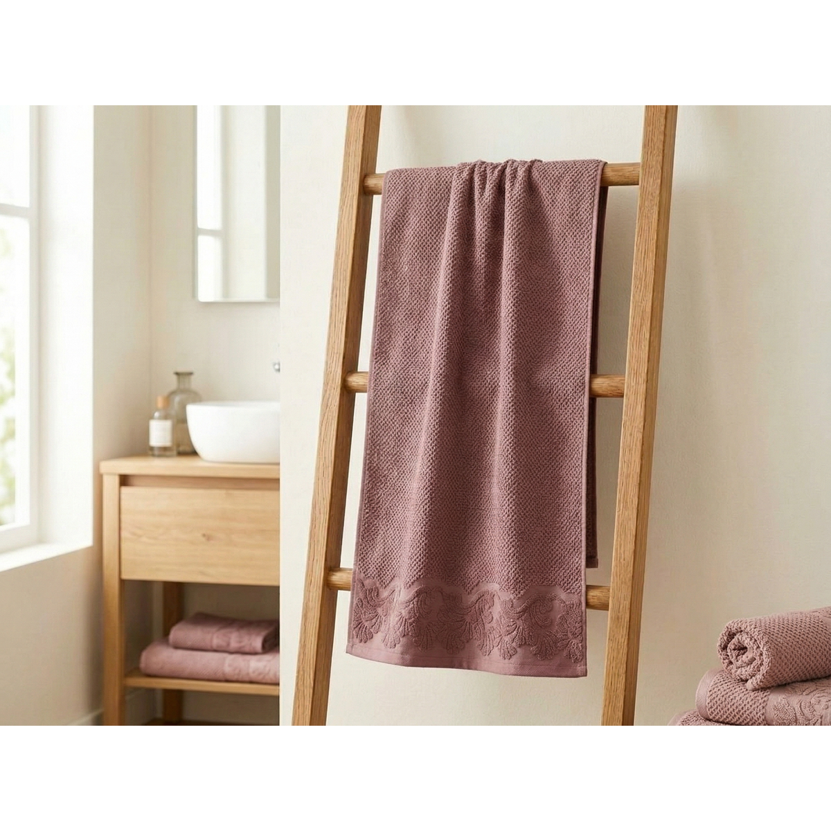 Manamo Versa Bath Towel Cotton Blush  70x140 cm