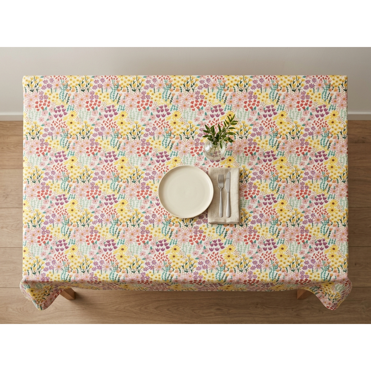 Manamo Tinny Bunny Table Cloth Cotton Multi  150x220 cm