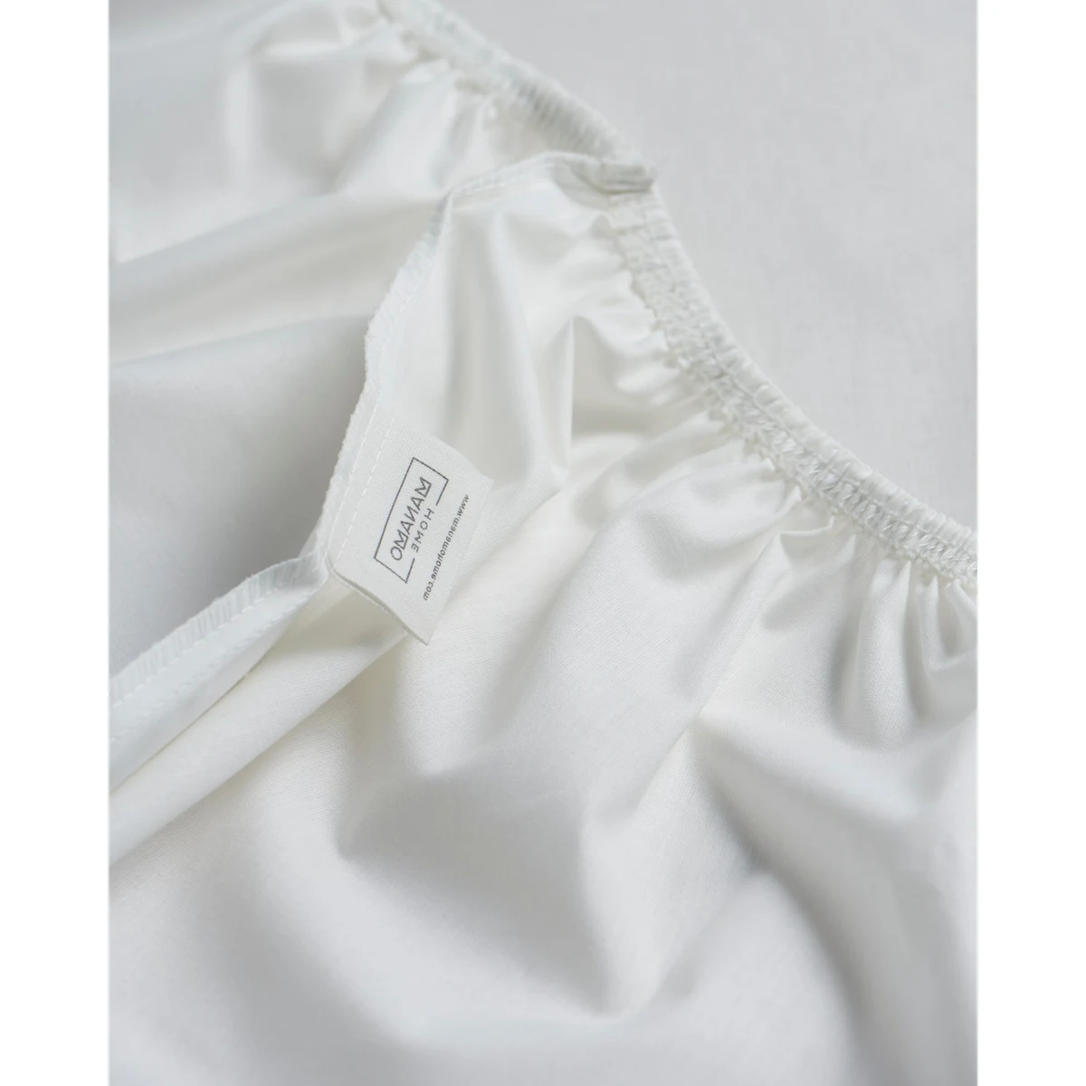 Manamo M&D Fitted Sheet Ecru 160x200   
