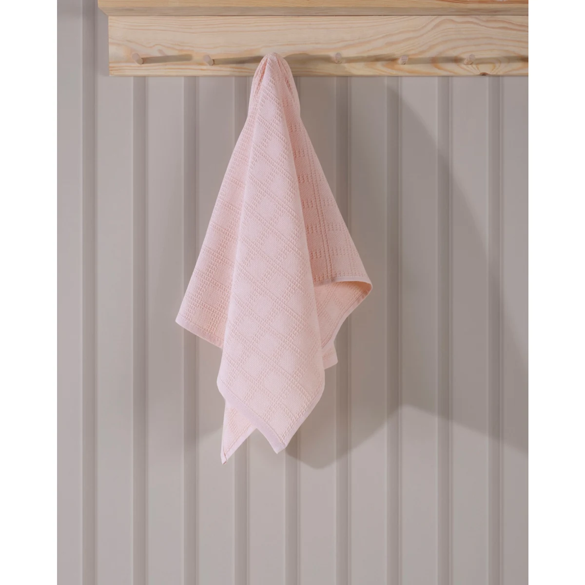 Manamo Roma Face Towel Waffle Cotton Blush  50x90 cm