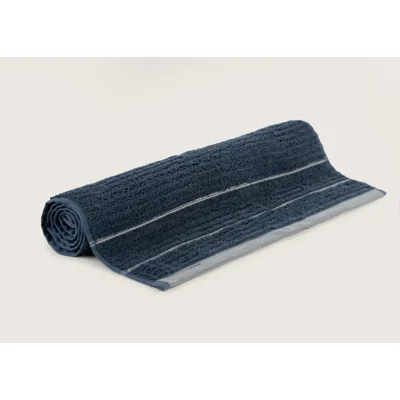 Manamo Bettine Jacquard Face Towel Cotton Indigo 50x85 cm