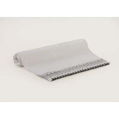 Manamo Blen Jacquard Face Towel Cotton White 50x85 cm