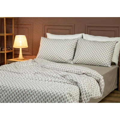 Manamo M&D Elaris Duvet Cover With Pillow Case Cotton  Double 200x220+50x70 cm(2)