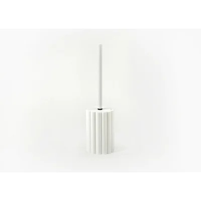 Manamo Tria Toilet Brush  Polyresin Ecru  10.5x10.5x15.6 cm