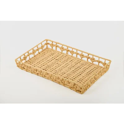 Manamo Lena Tray Wicker Natural Rectangular 46x28x5 cm