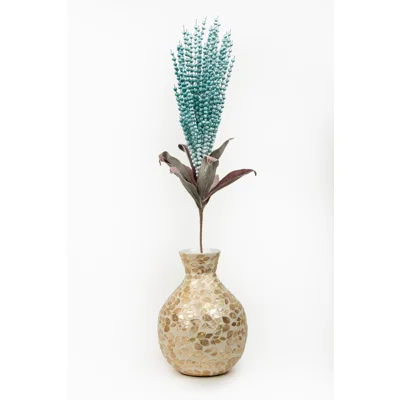 Manamo Wheat Artificial Flower  Indigo 102 cm