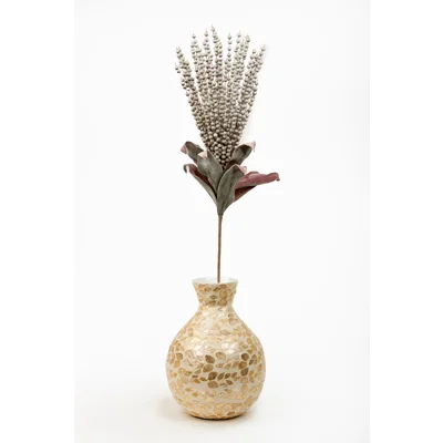 Manamo Wheat Artificial Flower  Grey  102 cm