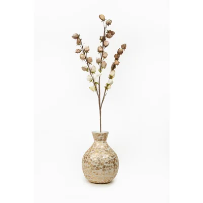 Manamo Rose Bud Artificial Flower  Mink  118 cm