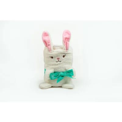 Manamo Rabbit Baby Blanket Polyester Ecru 80x100 cm