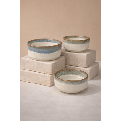 Manamo Luna Bowl Ceramiic Indigo  12 cm