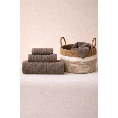 Manamo Dolce Face Towel Cotton Mocha  50x85 cm