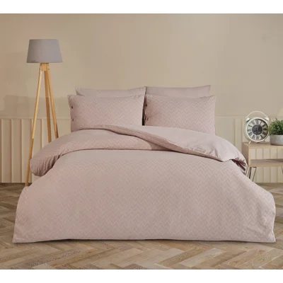 Manamo Nando Duvet Cover With Pillow Case Cotton Quartz  160x220 + 50x70