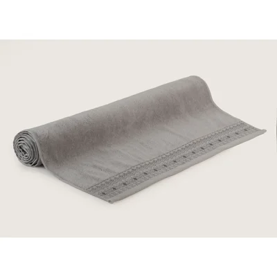 Manamo Blen Jacquard Bath Towel Cotton Grey 70x140 cm