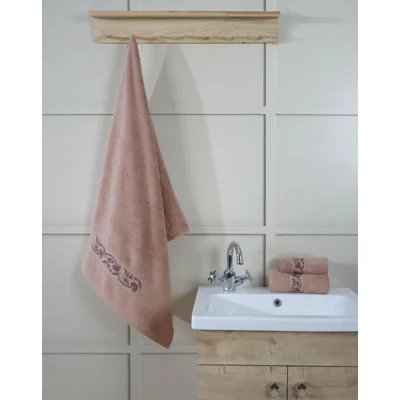 Manamo Elain Bath Towel Cotton Blush 75x150 cm