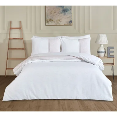 Manamo Venison Duvet Cover With Pillow Case Cotton White  200x220 + 50x70 (2pcs)