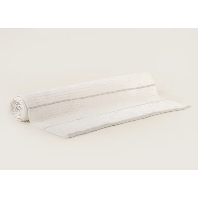 Manamo Bettine Jacquard Bath Towel Cotton White 70x140 cm