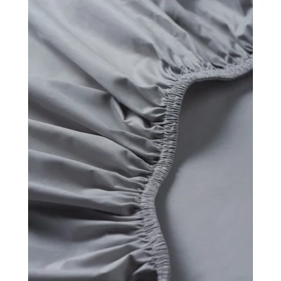 Manamo M&D Fitted Sheet Metal Grey Double 160x200+30 cm