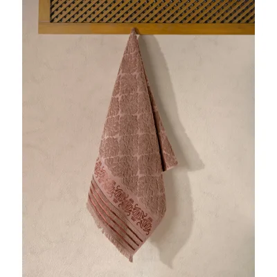 Manamo Paisley Jacquard Towel Bath Amber 70x140 cm