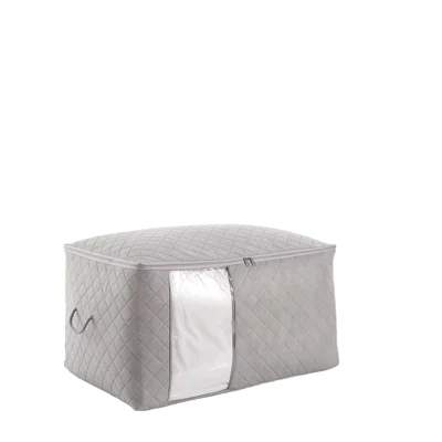 Manamo  Plain Organizer Quilted Grey 64x41x35 cm