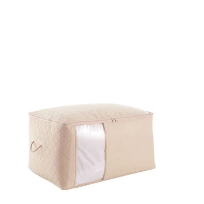 Manamo  Plain Organizer Quilted Beige 64x41x35 cm