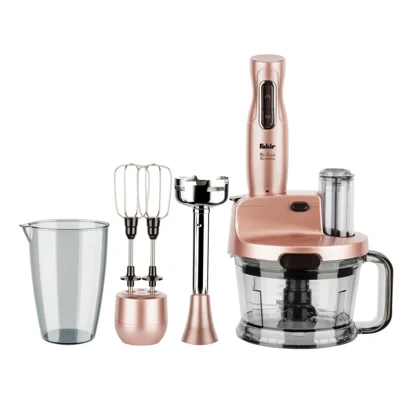 Fakir Mr Chef Quadro ბლენდერის ნაკრები ვარდისფერი